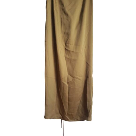 Free People Cerine Ruched Midi Skirt Green Size 0 - Picture 6 of 9